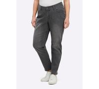 Sheego Jeans in schmaler Form 40 grey denim