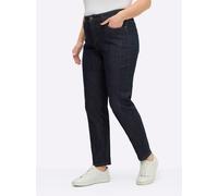 Sheego Jeans in schmaler Form 42 blue-black
