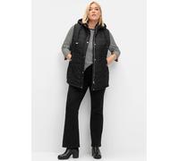 Sheego Jeans mit Bodyforming-Effekt, Bootcut 44 black denim