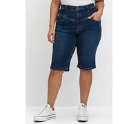 Sheego Jeansbermudas im Curvy-Schnitt ANNE 58 dark blue denim