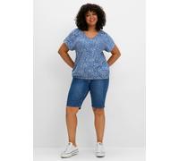 Sheego Jeansbermudas im Curvy-Schnitt SUSANNE 52 blue denim