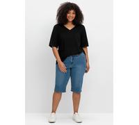 Sheego Jeansbermudas im Curvy-Schnitt VERENA 56 blue denim