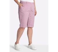 Sheego Jeansbermudas mit Dehnbund hinten 44 rosé