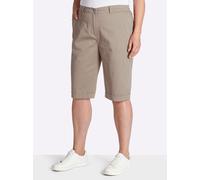 Sheego Jeansbermudas mit Dehnbund hinten 44 sesam