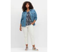 Sheego Jeansjacke mit aufgesetzten Brusttaschen 56 blue-bleached