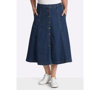 Sheego Jeansrock in ausgestellter Bahnenform 19 blue-stone-washed