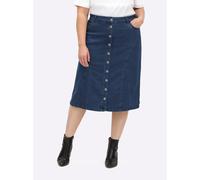 Sheego Jeansrock in Stretch-Qualität 19 blue-stone-washed