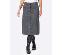 Sheego Jeansrock in Stretch-Qualität 22 grey-denim