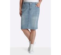 Sheego Jeansrock schmal geschnitten 36 blue-bleached