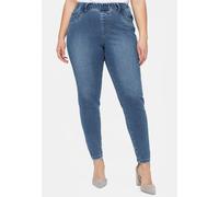 Sheego Jeggings mit Gürtelschlaufen 26 light blue-denim