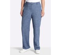 Sheego Jerseyhose aus weichem Bouclé 40 jeansblau