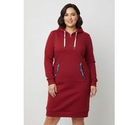 Sheego Jerseykleid mit Känguru-Tasche 52 rot