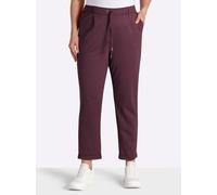 Sheego Jogg Pants in Interlock-Qualität 20 burgund