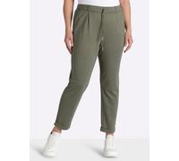 Sheego Jogg Pants in Interlock-Qualität 21 khaki
