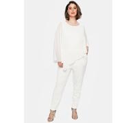 Sheego Jumpsuit im Lagenlook 56 offwhite