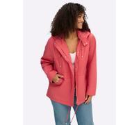 Sheego Kapuzenjacke mit Stehkragen 50 grapefruit