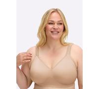 Sheego Komfort-BH ohne Bügel 2-lagigen Cups 105B puder