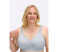 Sheego Komfort-BH ohne Bügel 2-lagigen Cups 80D hellgrau