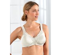 Viania Soft-BH Helga 184460 – Komfortträger, vorgeformte Cups, Gr. 85 Cup B, Farbe Cream