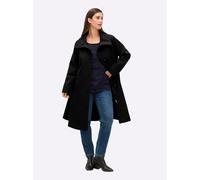 Sheego Kurzmantel in A-Linie 36 schwarz