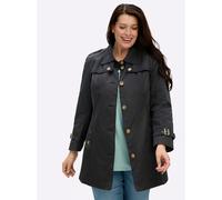 Sheego Kurzmantel in Trenchcoat-Optik 40 schwarz