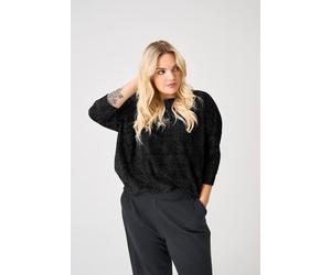 Sheego L black detail:silver lurex