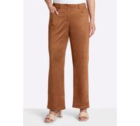 Lederimitathose cognac 40