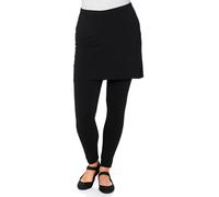 Leggings mit angesetztem Minirock, schwarz, Gr.54