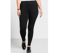Sheego Leggings mit Gummizugbund 58 schwarz