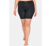 Sheego Longpanty mit hohem Bund, aus Microfaser 46 schwarz