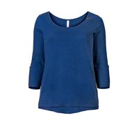 sheego Longshirt - blau - 44/46