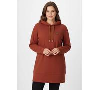 Sheego Longsweatshirt mit Kapuze 54 rostrot