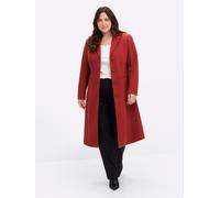 Wintermantel SHEEGO BY JOE BROWNS, Damen, Gr. 40, kirsche, 85% Polyester, 15% Viskose, gemustert, Mäntel Wintermantel (22264010-40) kirsche