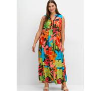 Sheego Maxikleid mit Blumenmuster 50 bunt