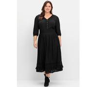 Maxikleid SHEEGO BY JOE BROWNS "Große Größen" Gr. 46, Normalgrößen, schwarz Damen Kleider (74254856-46) schwarz