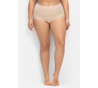 Sheego Miederslip mit Spitzeneinsatz vorne 42 elfenbein