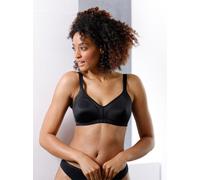 Minimizer-BH NATURANA "Minimizer", Damen, Gr. 85, Cup C, schwarz, Obermaterial: 86% Polyamid, 14% Elasthan, unifarben, Basic, BHs Minimizer-BH, Shaping-Effekt, breite Träger, basic, ohne Bügel, bequem