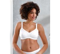 Minimizer-BH NATURANA "Minimizer", Damen, Gr. 90, Cup D, weiß, Obermaterial: 86% Polyamid, 14% Elasthan, unifarben, Basic, BHs Minimizer-BH, Shaping-Effekt, breite Träger, basic, ohne Bügel, bequem (6