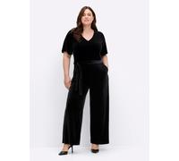 Overall SHEEGO BY JOE BROWNS, Damen, Gr. 48, Normalgrößen, schwarz, 92% Polyester, 8% Elasthan, unifarben, lang, Overalls Overall (68665935-48) schwarz