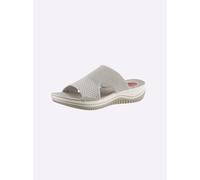 Pantolette JANA, Damen, Gr. 39, grau (hellgrau), Textil, Schuhe Pantolette (63501033-39) hellgrau