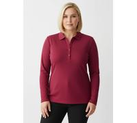 Sheego Poloshirt aus Baumwoll-Qualität 42 rot