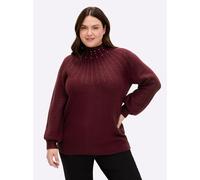 Sheego Pullover 40/42 bordeaux