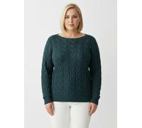 Sheego Pullover mit U-Boot-Ausschnitt 36 petrol