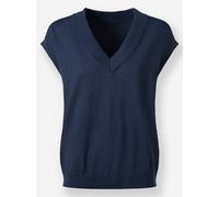 Sheego Pullunder aus weichem Feinstrick 48 dunkelblau