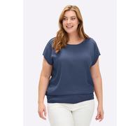 Sheego Pullunder mit U-Boot-Ausschnitt 44 jeansblau