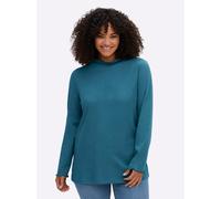 Sheego Rollkragenshirt mit Baby-Lock-Nähten 40/42 topas