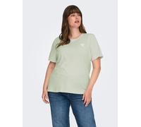 Sheego S green l print:silver glitter heart