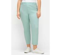 Sheego Schlupfhose mit Bügelfalten 20 kalkmint