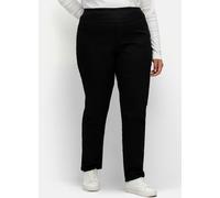 Sheego Schlupfhose mit hohem Dehnbund 20 schwarz
