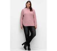 Sheego Schlupfjeans mit geripptem Strick-Dehnbund 205 black-denim